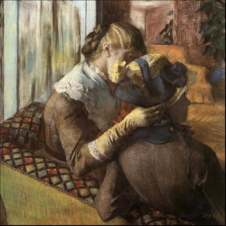 Edgar Degas Absinthe Drinker Sweden oil painting art